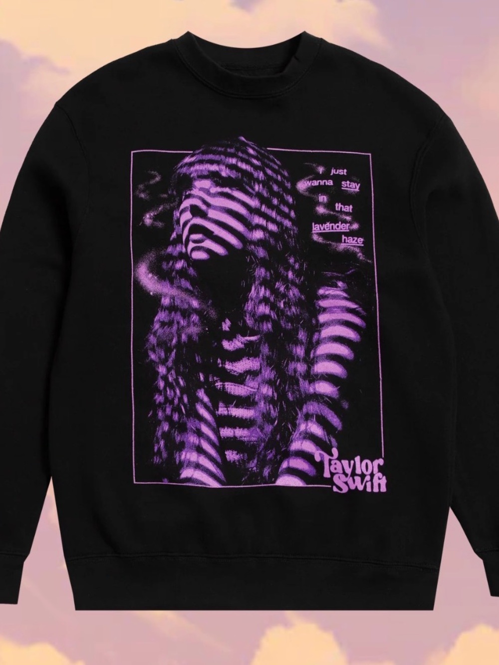 Taylor Swift The Eras Tour I Just Want to Stay Crewneck